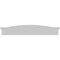 Ekena Millwork Eyebrow Architectural Grade PVC Pediment, 58"W x 10-1/2"H x 2-3/4"P PEDP058X105EYE00 - alternate 2
